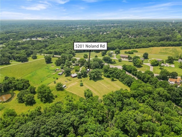 5201 Noland Rd, Kansas City, MO 64133 - bird's eye view of a forest