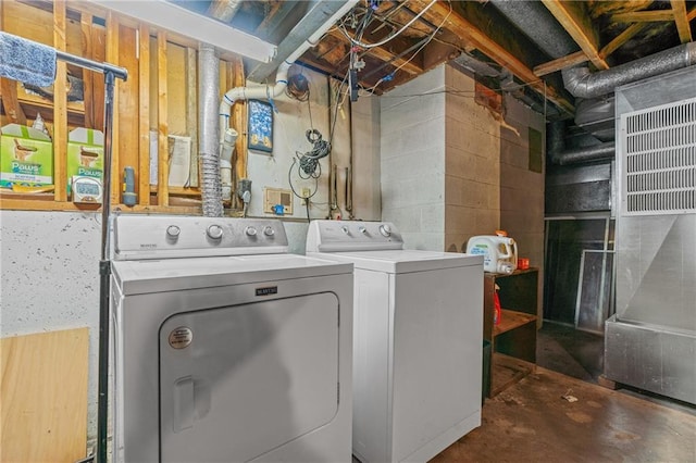 5201 Noland Rd, Kansas City, MO 64133 - washroom with separate washer and dryer