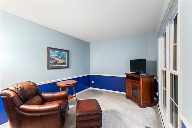 16362 W Briarwood Ct, Olathe, KS 66062 - living area featuring carpet flooring and baseboards