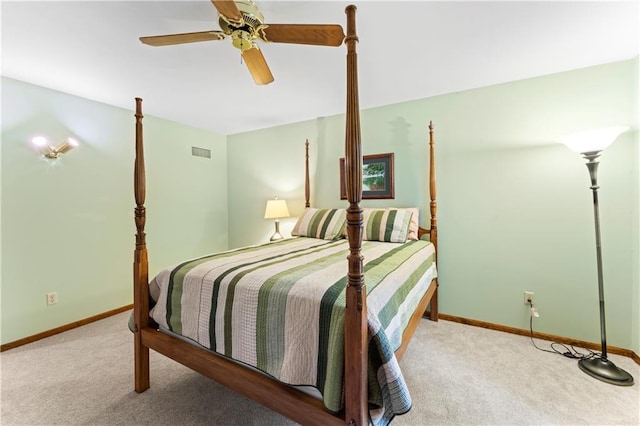 16362 W Briarwood Ct, Olathe, KS 66062 - carpeted bedroom with baseboards and ceiling fan