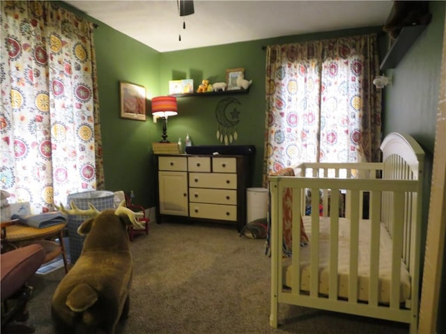 205 W Wea St, Paola, KS 66071 - bedroom with carpet floors