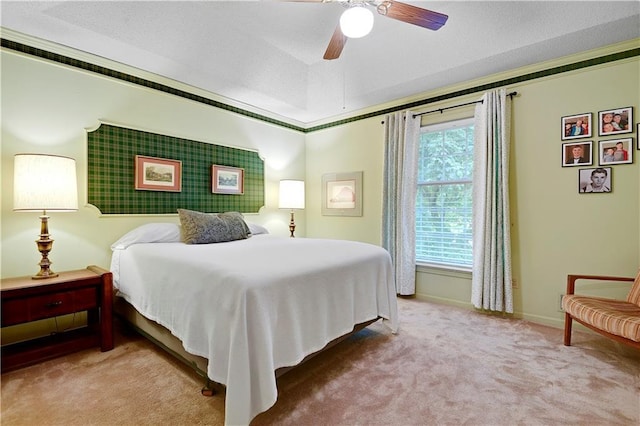 11814 W 149th St, Olathe, KS 66062 - bedroom with carpet floors and ceiling fan