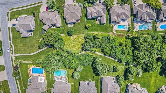 4512 NE Parks Summit Ter, Lees Summit, MO 64064 - aerial view of property's location with nearby suburban area