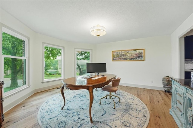 3632 NW Blue Jacket Dr, Lees Summit, MO 64064 - office area with light wood-style flooring and baseboards