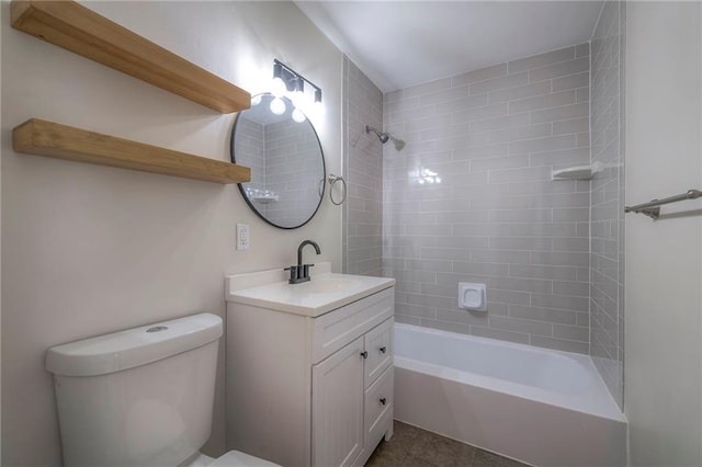 5917 W 101st Ter, Overland Park, KS 66207 - bathroom featuring vanity and shower / bathtub combination