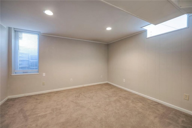 5917 W 101st Ter, Overland Park, KS 66207 - carpeted empty room with recessed lighting and baseboards