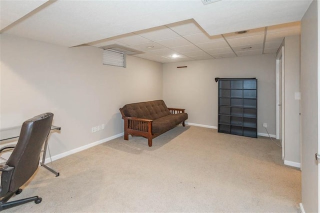 7503 N Lewis Ave, Kansas City, MO 64158 - office space featuring carpet floors and a drop ceiling