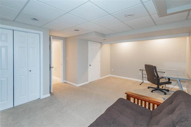 7503 N Lewis Ave, Kansas City, MO 64158 - carpeted office space featuring baseboards