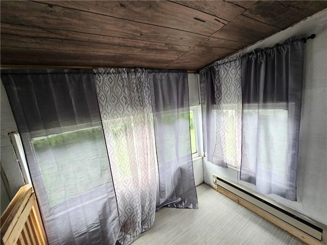 403 S Washington St, Rock Port, MO 64482 - unfurnished sunroom with a baseboard radiator