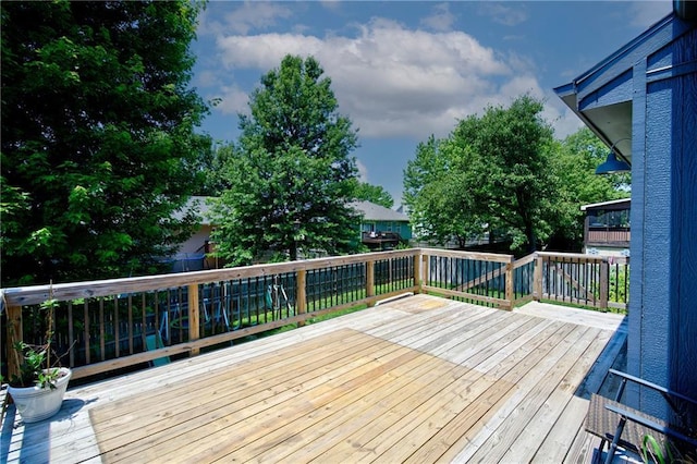 610 SE Joel Ave, Lees Summit, MO 64063 - view of wooden terrace
