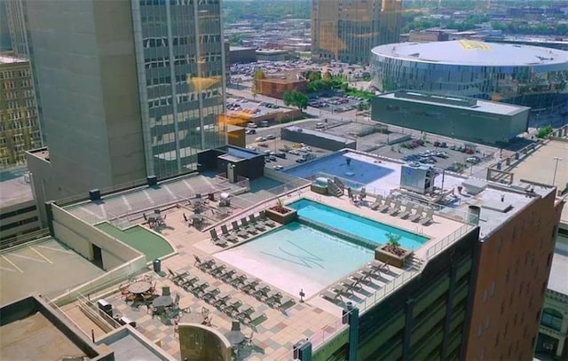1101 Walnut St Unit 1809, Kansas City, MO 64106 - drone / aerial view