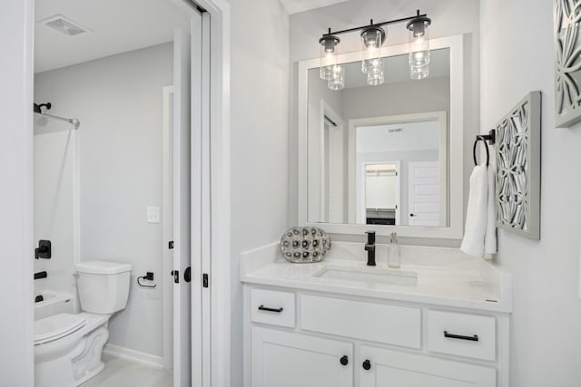 22112 W 80th Ter, Shawnee, KS 66220 - full bath with vanity, toilet, and shower / washtub combination