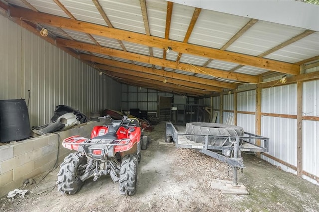 5488 SW Reed Ln, Trimble, MO 64492 - garage with metal wall