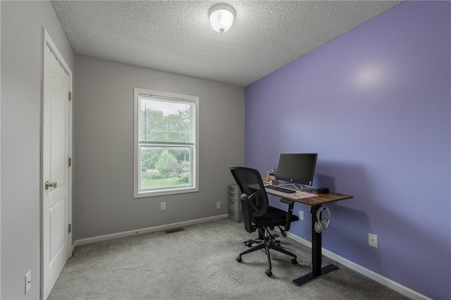 5488 SW Reed Ln, Trimble, MO 64492 - carpeted office with a textured ceiling and baseboards