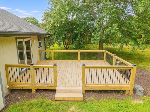 5488 SW Reed Ln, Trimble, MO 64492 - view of deck