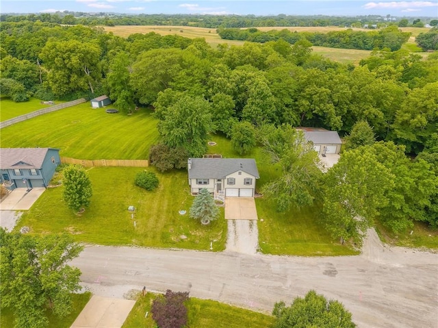 5488 SW Reed Ln, Trimble, MO 64492 - drone / aerial view