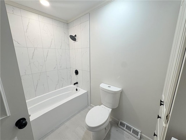 3647 NW Blue Jacket Dr, Lees Summit, MO 64064 - full bathroom with toilet and washtub / shower combination