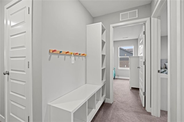 8810 SW 9th Ter, Blue Springs, MO 64064 - mudroom with carpet floors and baseboards