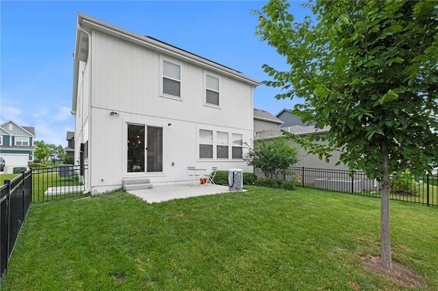 8810 SW 9th Ter, Blue Springs, MO 64064 - back of property featuring a patio and a fenced backyard