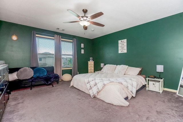 28340 W 164th St, Gardner, KS 66030 - bedroom with carpet and a ceiling fan