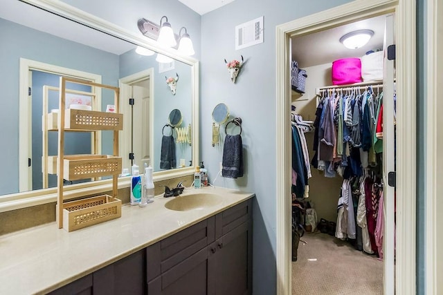 28340 W 164th St, Gardner, KS 66030 - bathroom with vanity and a walk in closet