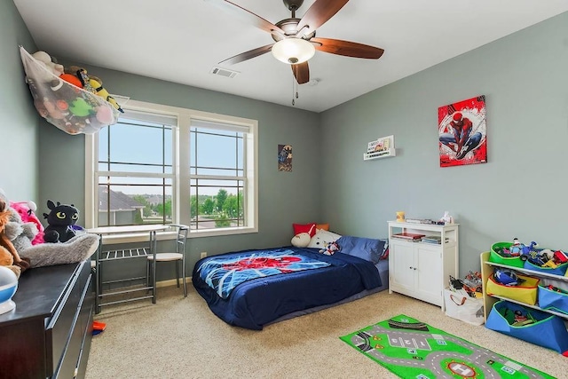 28340 W 164th St, Gardner, KS 66030 - carpeted bedroom with ceiling fan