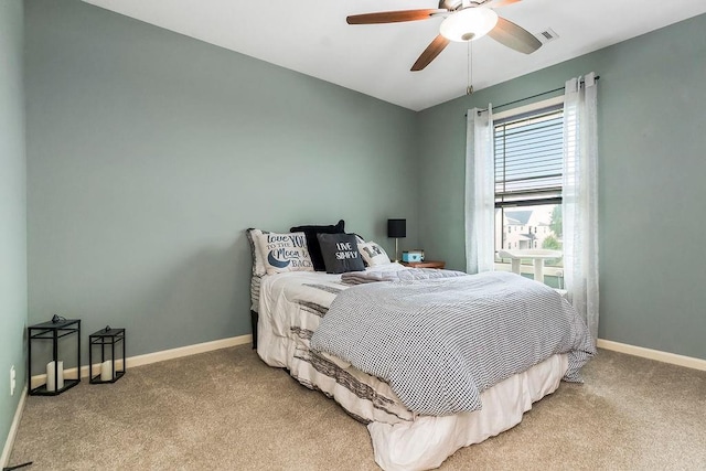 28340 W 164th St, Gardner, KS 66030 - carpeted bedroom with baseboards and a ceiling fan