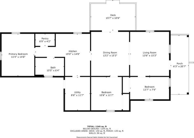 114 W 2nd St, Garden City, MO 64747 - floor plan / room layout