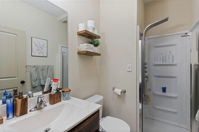7907 W 59th Ter, Merriam, KS 66202 - bathroom featuring a shower stall and vanity