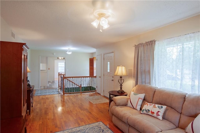 501 N Franklin St, Spring Hill, KS 66083 - living area with light wood-type flooring and ceiling fan
