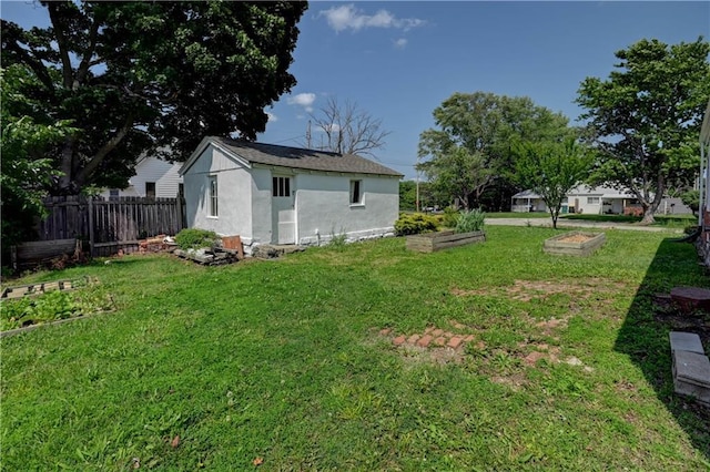 8 S Mulberry St, Louisburg, KS 66053 - view of yard featuring a vegetable garden