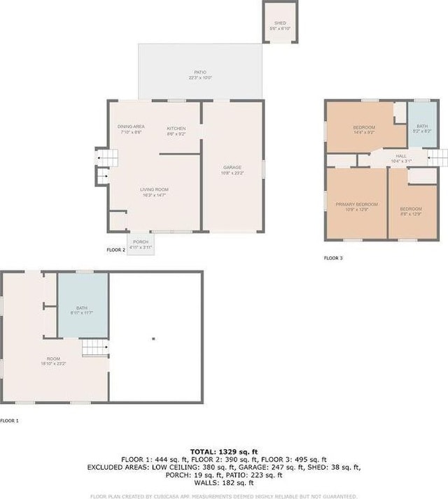1203 S Skyline Dr, Liberty, MO 64068 - view of property floor plan