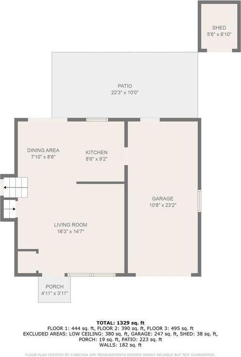 1203 S Skyline Dr, Liberty, MO 64068 - view of home floor plan