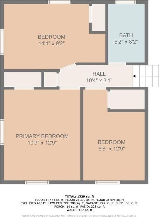 1203 S Skyline Dr, Liberty, MO 64068 - view of property floor plan