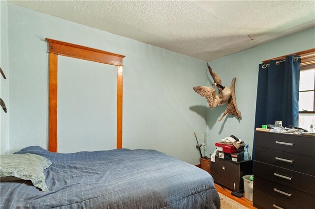 225 W Moore St, Independence, MO 64050 - bedroom with a textured ceiling