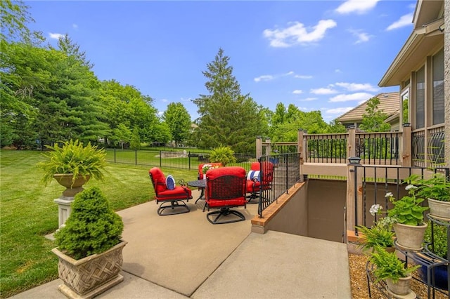 14208 Larsen St, Overland Park, KS 66221 - view of patio
