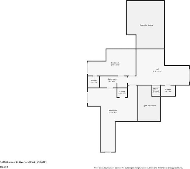 14208 Larsen St, Overland Park, KS 66221 - view of floor plan / room layout