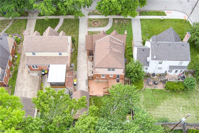 6645 Cherry St, Kansas City, MO 64131 - aerial perspective of suburban area