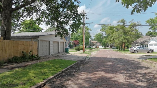 300 Brown Ave, Osawatomie, KS 66064 - view of decorative road featuring curbs