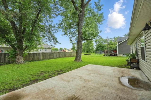 503 N Washington St, East Lynne, MO 64743 - view of yard featuring a patio area