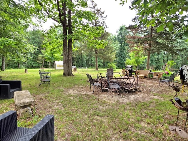 5325 Bryant Bottom Rd, Blackwater, MO 65322 - view of green lawn featuring view of scattered trees