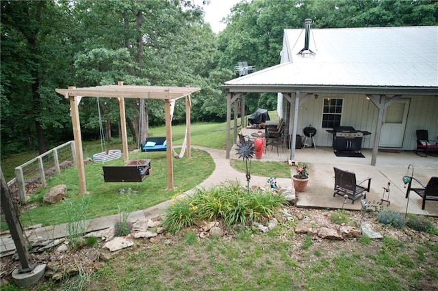 5325 Bryant Bottom Rd, Blackwater, MO 65322 - view of yard featuring a patio area
