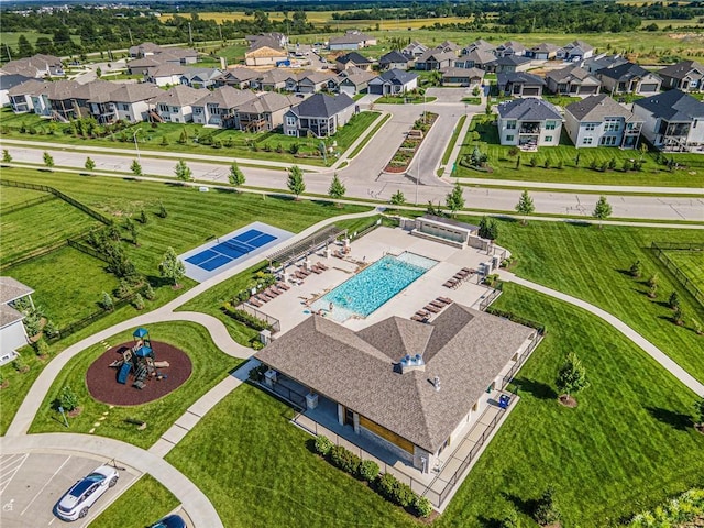 15278 W 173rd St, Olathe, KS 66062 - drone / aerial view of a pool