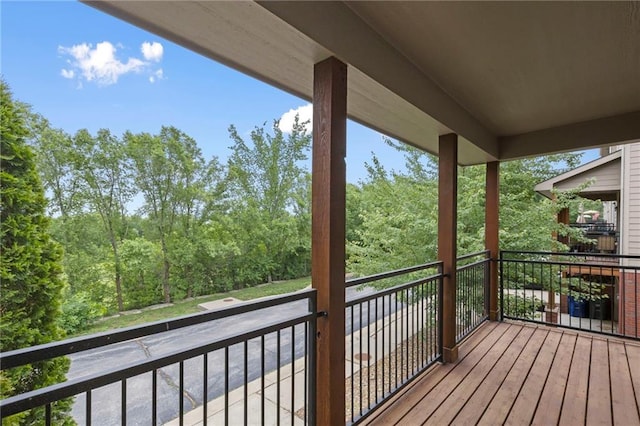 5245 Overland Dr, Lawrence, KS 66049 - view of wooden deck