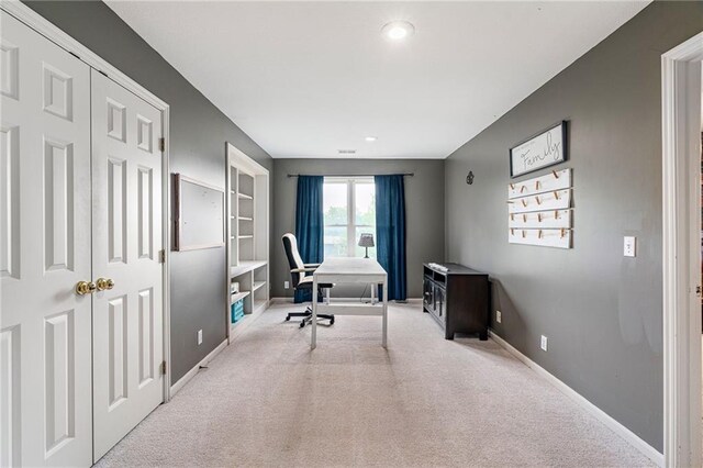 15998 Overbrook Ln, Overland Park, KS 66224 - office with carpet and recessed lighting