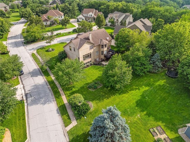15998 Overbrook Ln, Overland Park, KS 66224 - aerial perspective of suburban area