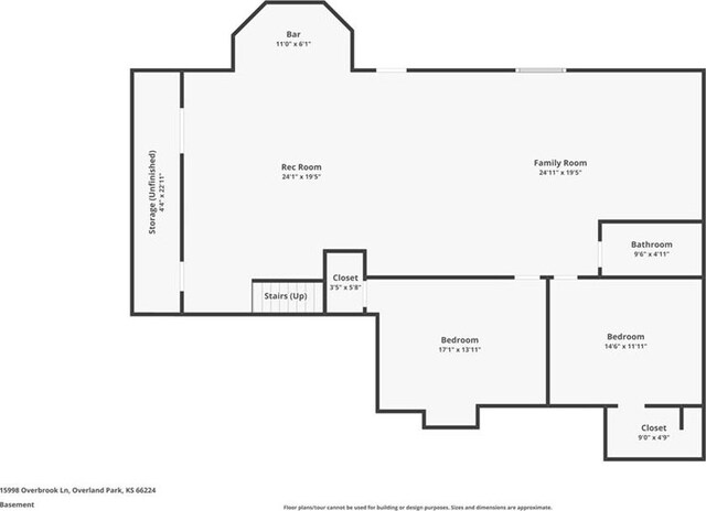 15998 Overbrook Ln, Overland Park, KS 66224 - view of property floor plan
