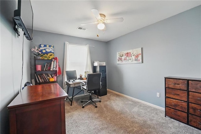 207 N Laurel St Unit 5D, Gardner, KS 66030 - office space with ceiling fan and carpet flooring
