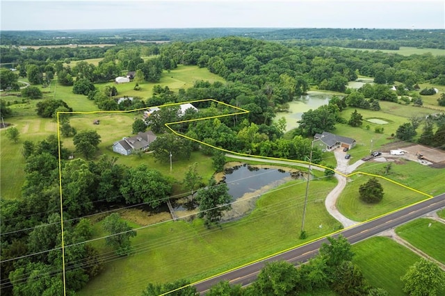 35705 E Rd Mize Rd, Oak Grove, MO 64075 - view of property location featuring property boundaries highlighted and a large body of water