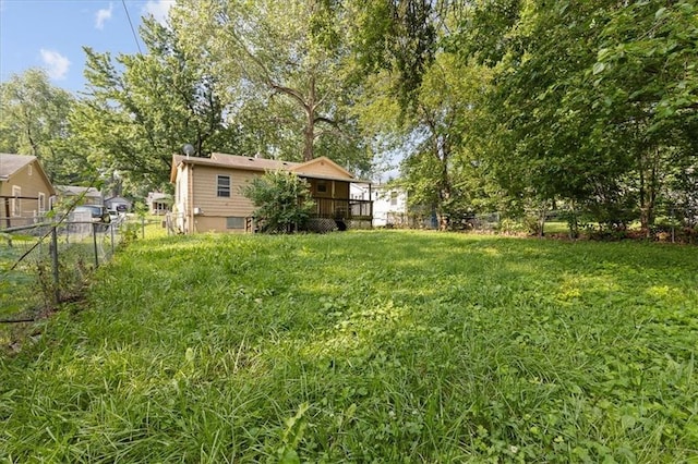 506 Hereford Ave, Independence, MO 64055 - view of yard featuring a deck